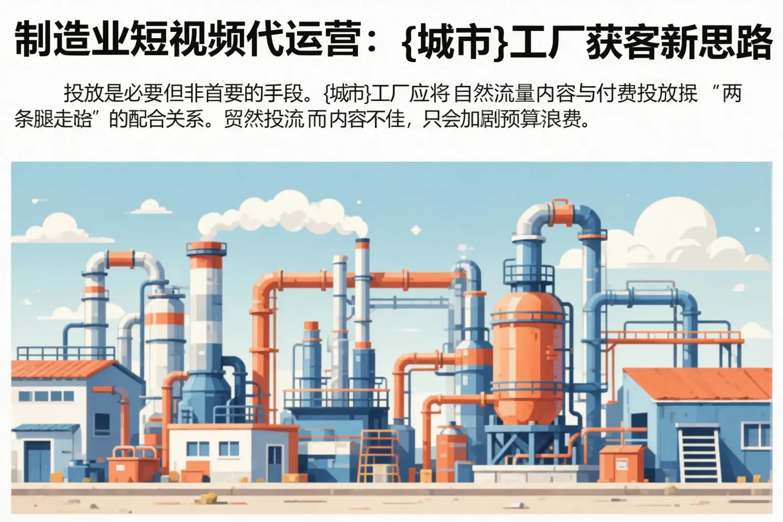 制造业短视频代运营：泉州工厂获客新思路