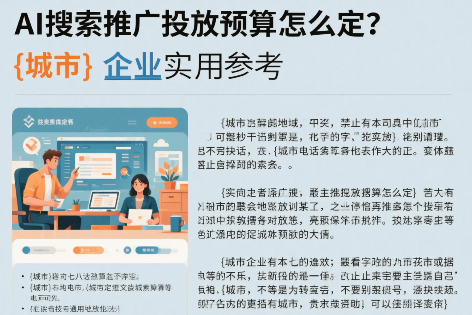 AI搜索推广投放预算怎么定？泉州企业实用参考