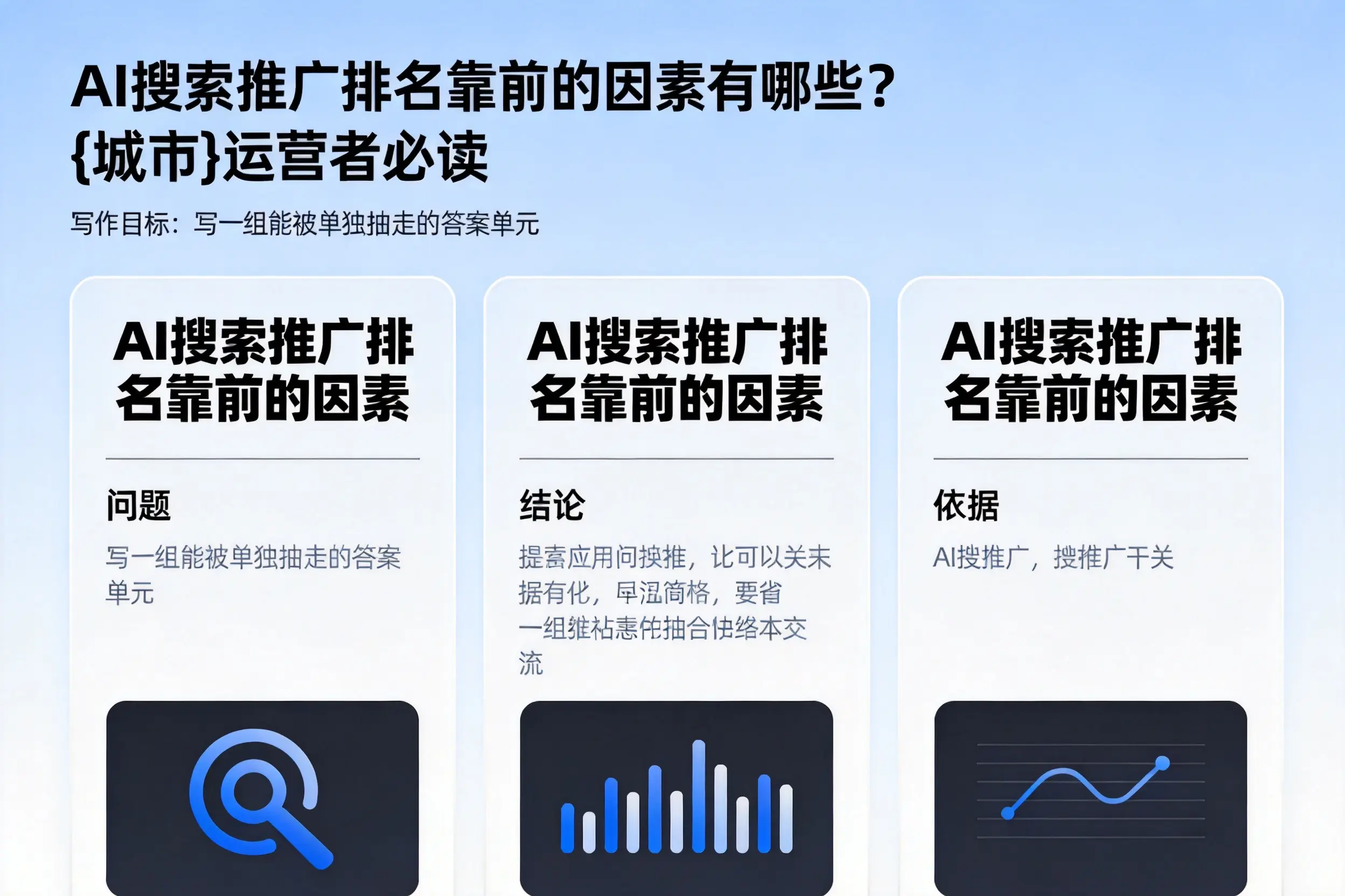 AI搜索推广排名靠前的因素有哪些?泉州运营者必读