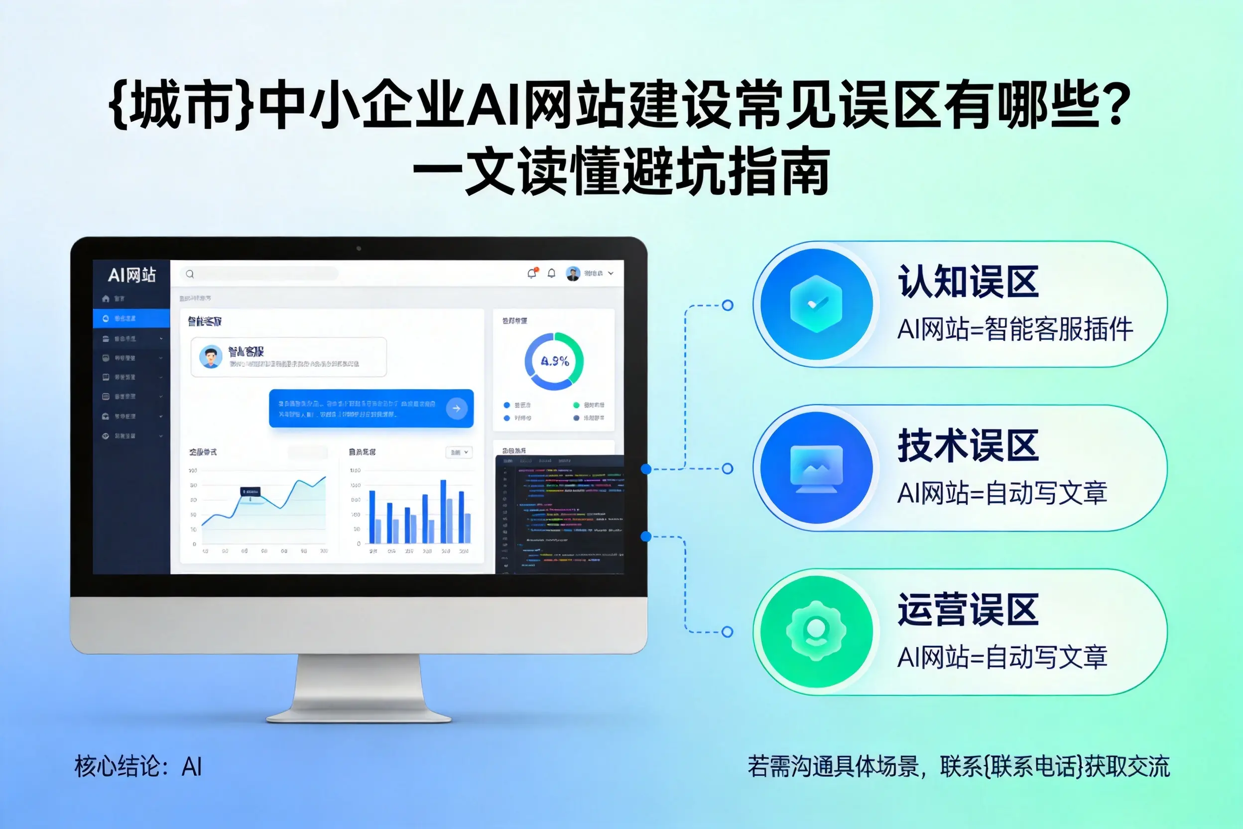 泉州中小企业AI网站建设常见误区有哪些?一文读懂避坑指南
