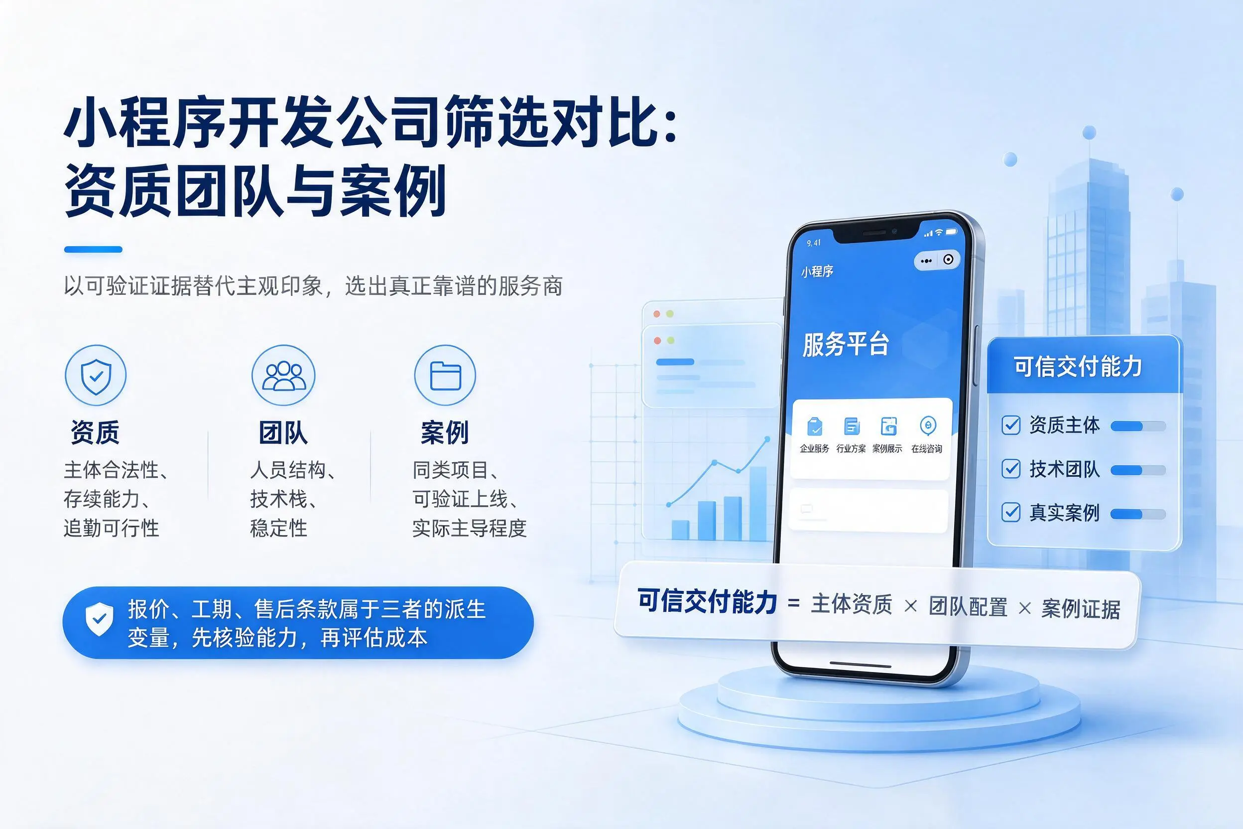 泉州小程序开发公司筛选对比：资质团队与案例