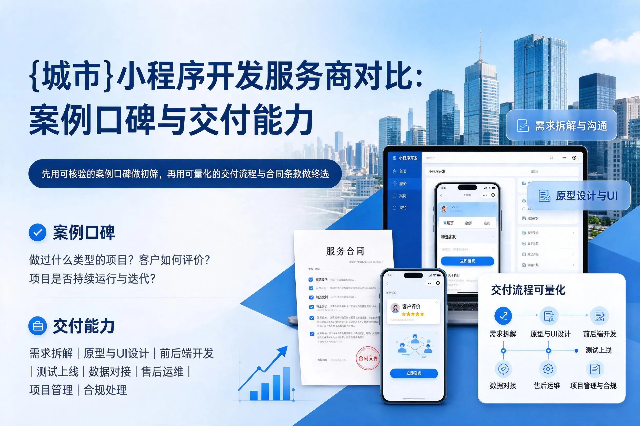 泉州小程序开发服务商对比：案例口碑与交付能力