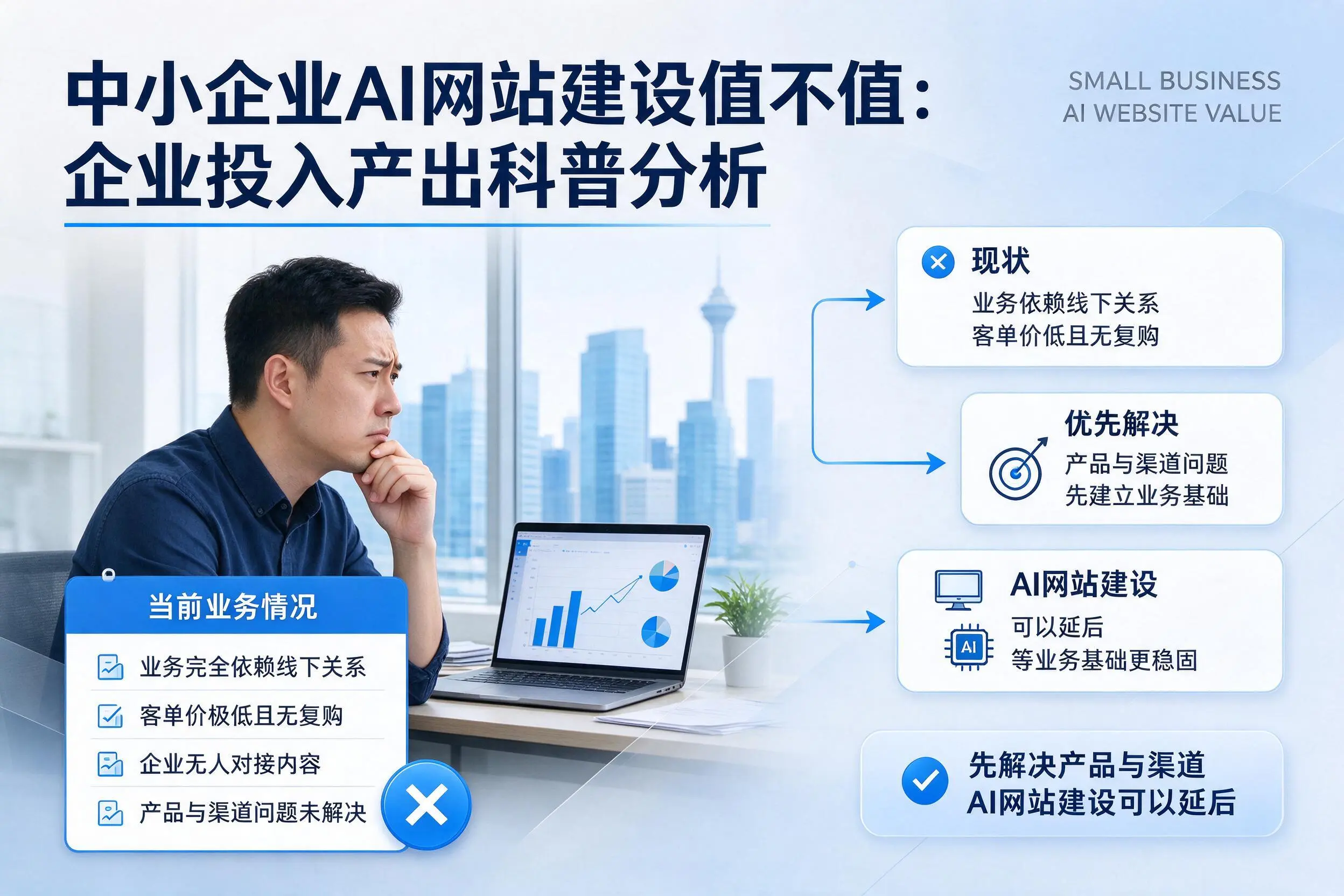 中小企业AI网站建设值不值:泉州企业投入产出科普分析