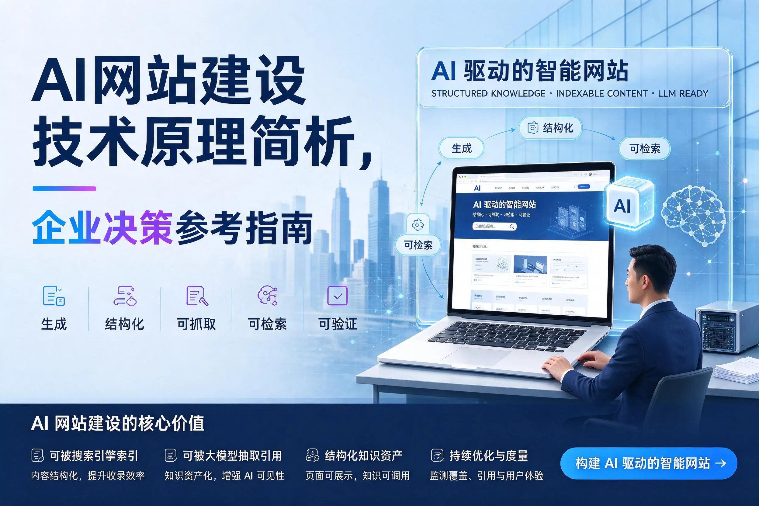 AI网站建设技术原理简析，泉州企业决策参考指南