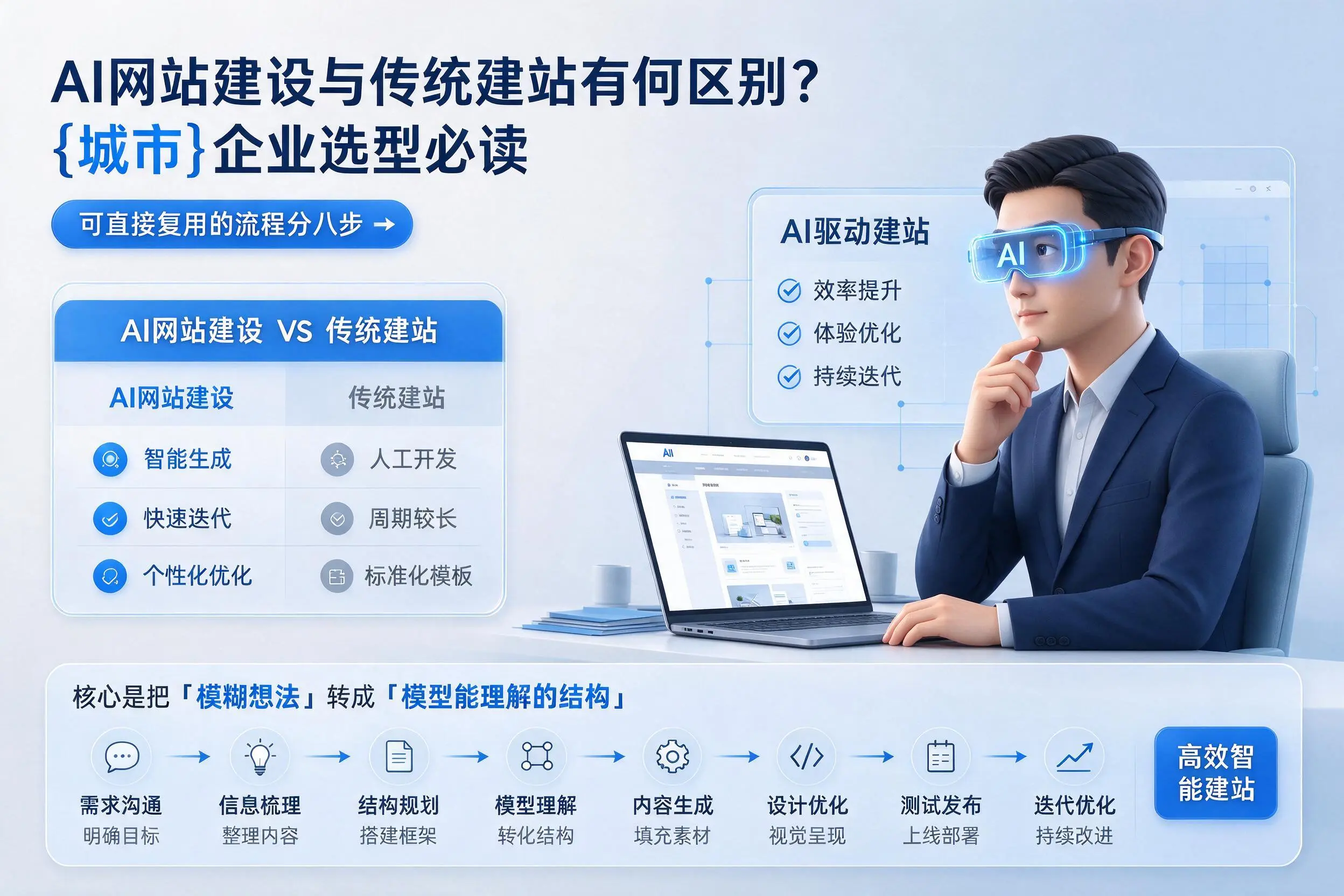 AI网站建设与传统建站有何区别？泉州企业选型必读