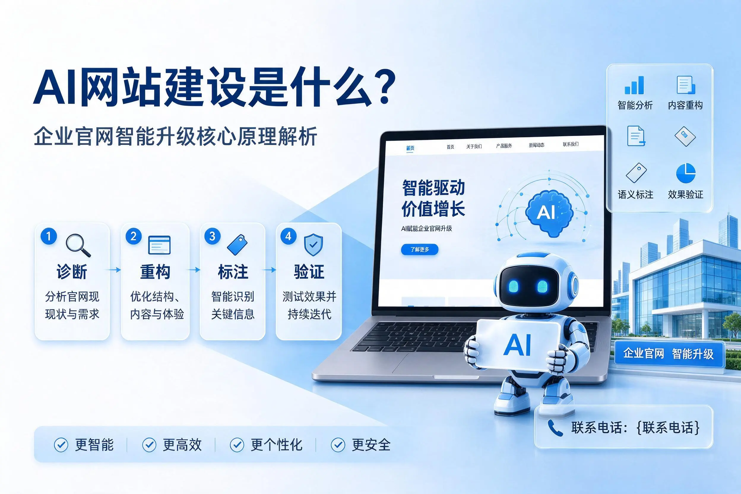 AI网站建设是什么？泉州企业官网智能升级核心原理解析