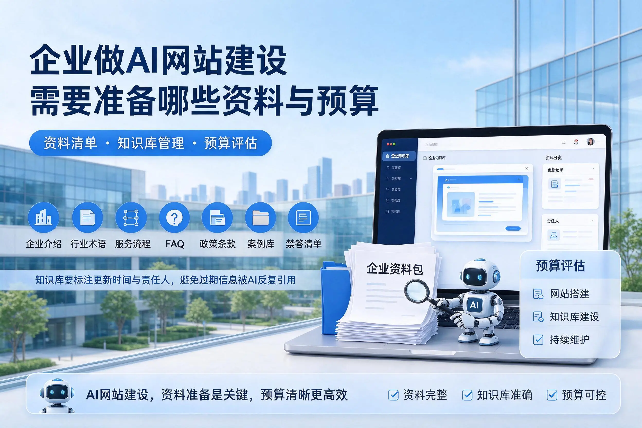 泉州企业做AI网站建设需要准备哪些资料与预算